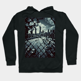 Manhattan Skyline Hunters Point NYC Hoodie